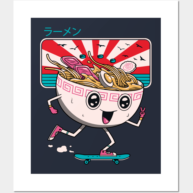 Tokyo Ramen Wall Art by Vincent Trinidad Art